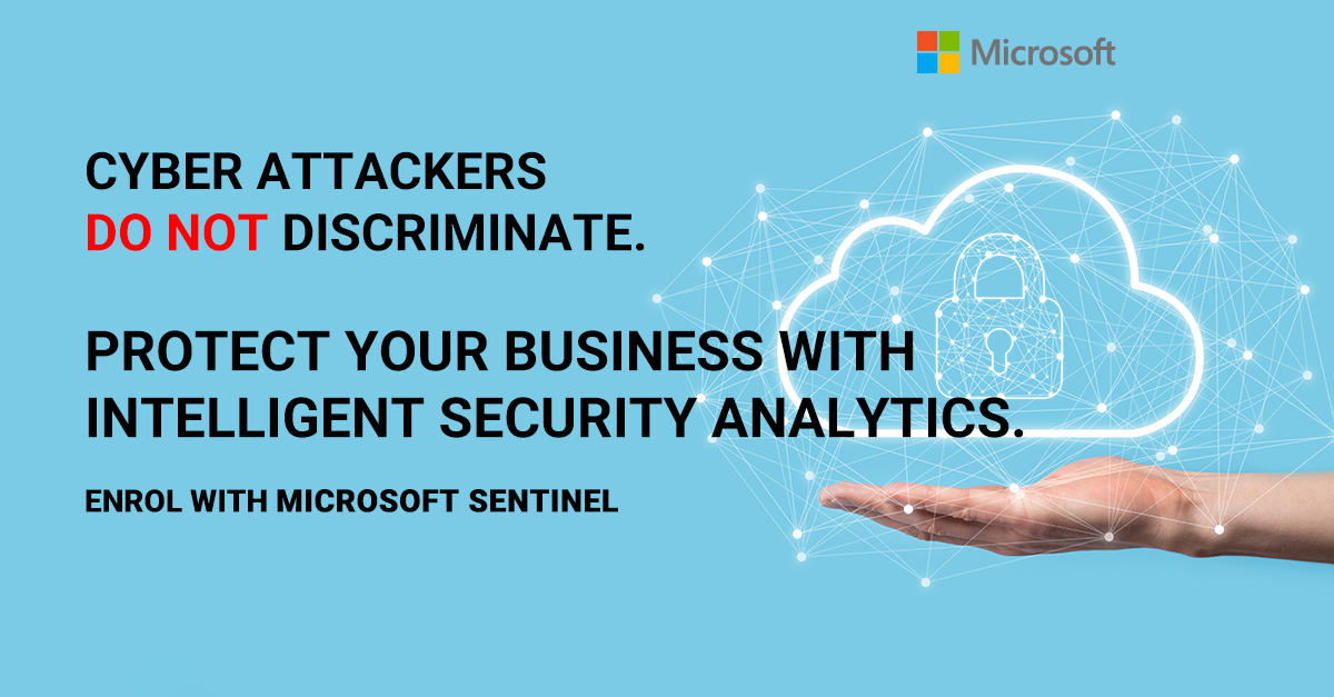 Protect your business with Intelligent Security Analytics. Enrol with Microsoft Sentinel